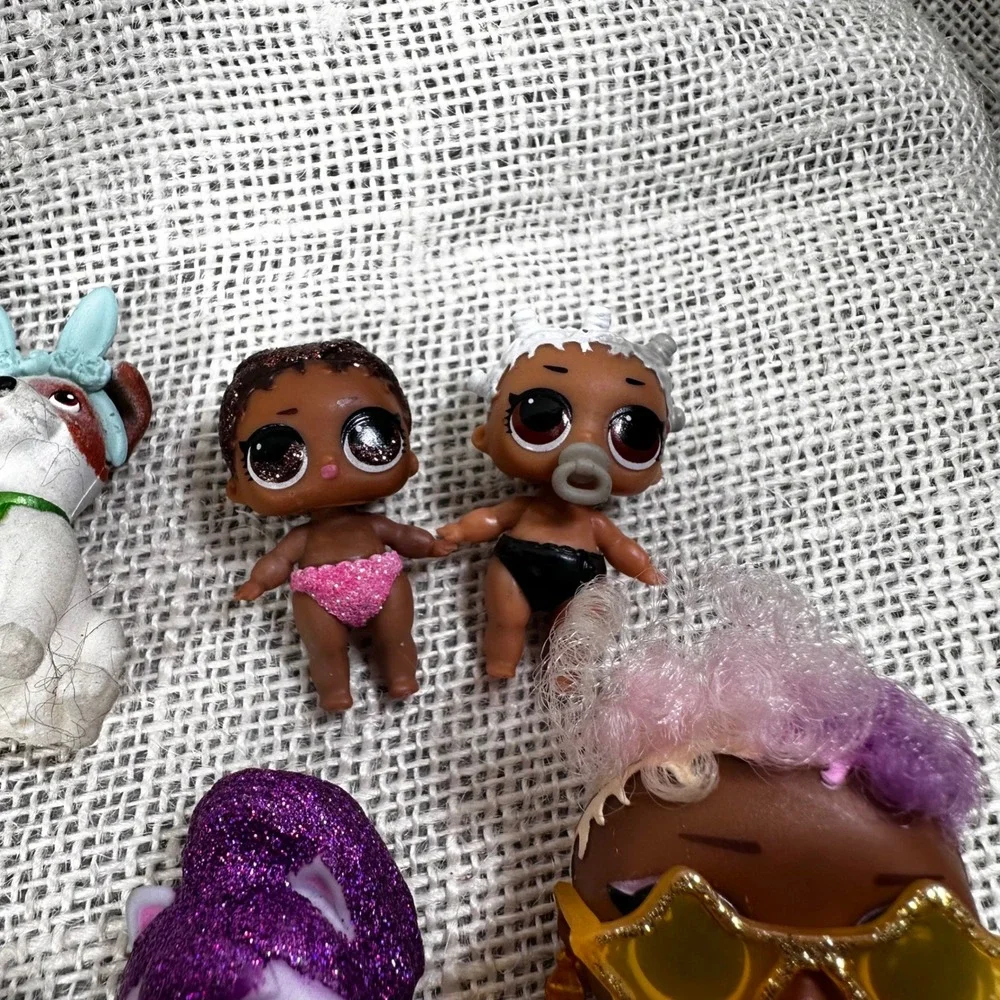 LOL Surprise Dolls Pets Lot 10+ Figures MGA Mixed‎ Bundle Glitter Flocked Series